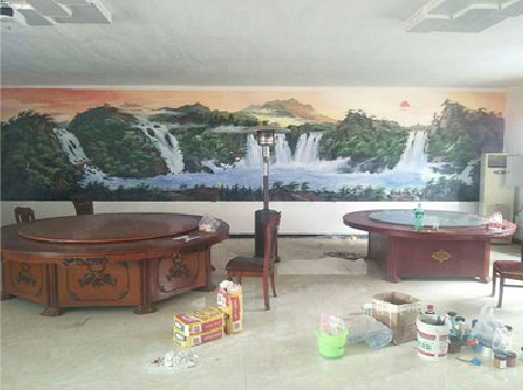  兴化墙绘-写实风景