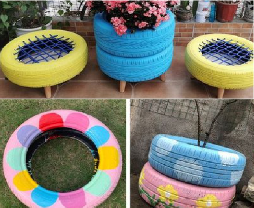  兴化墙体彩绘-变废为宝