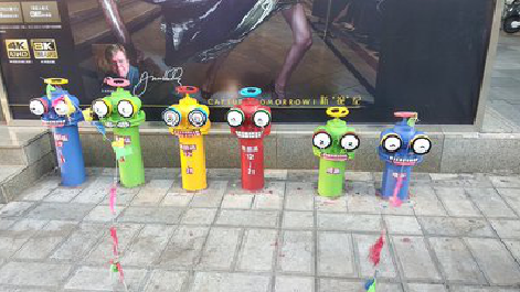  兴化商业区彩绘