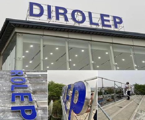  兴化楼顶发光字安装的注意事项。